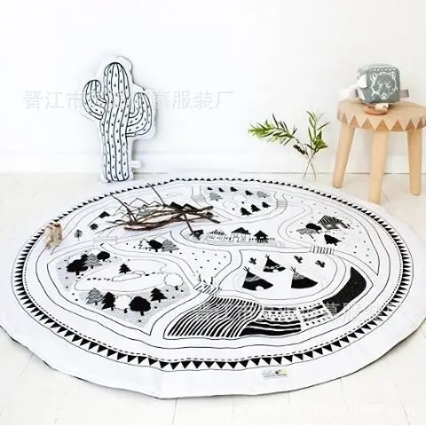as photo Детский игрушечный коврик, детский коврик для ползания, игровой коврик, детское одеяло, детский коврик, детский коврик - Цвет: as photo
