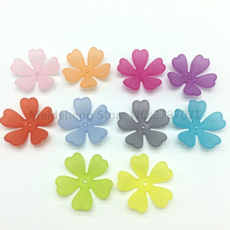 Пластиковые акриловые полупрозрачные блестящие полированные бусины в форме