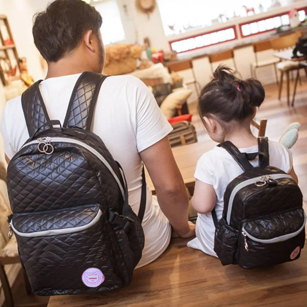 

Big-Capacity Baby Diaper Bags Diamond Lattice Diaper Backpack Baby Bag for Mom Mami Bags Stroller Bag Bolsa Maternidade