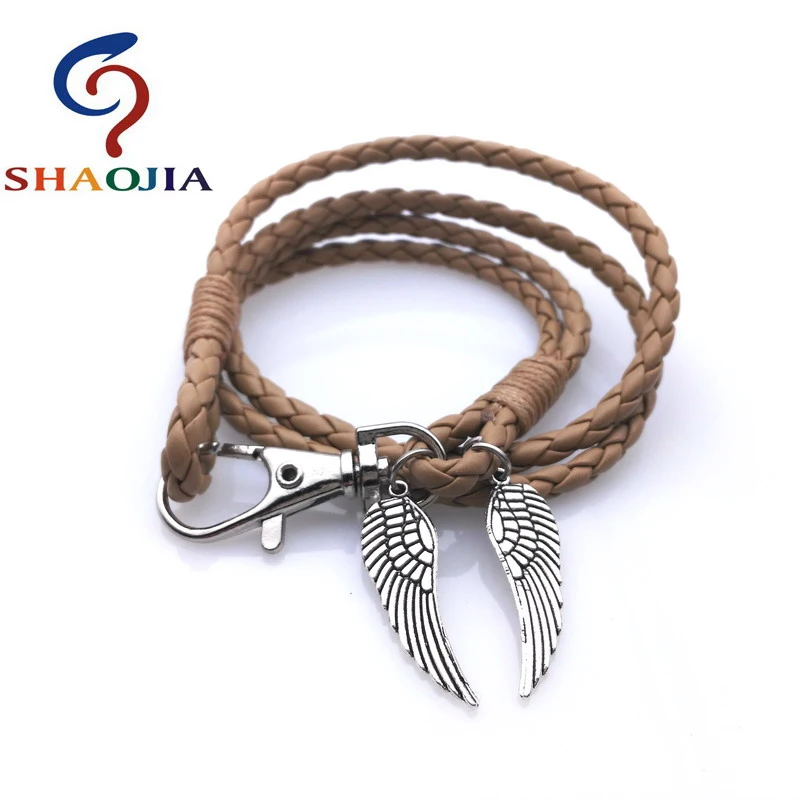 Новый стильный браслет с красными крыльями в стиле панк 2020 Горячая распродажа!