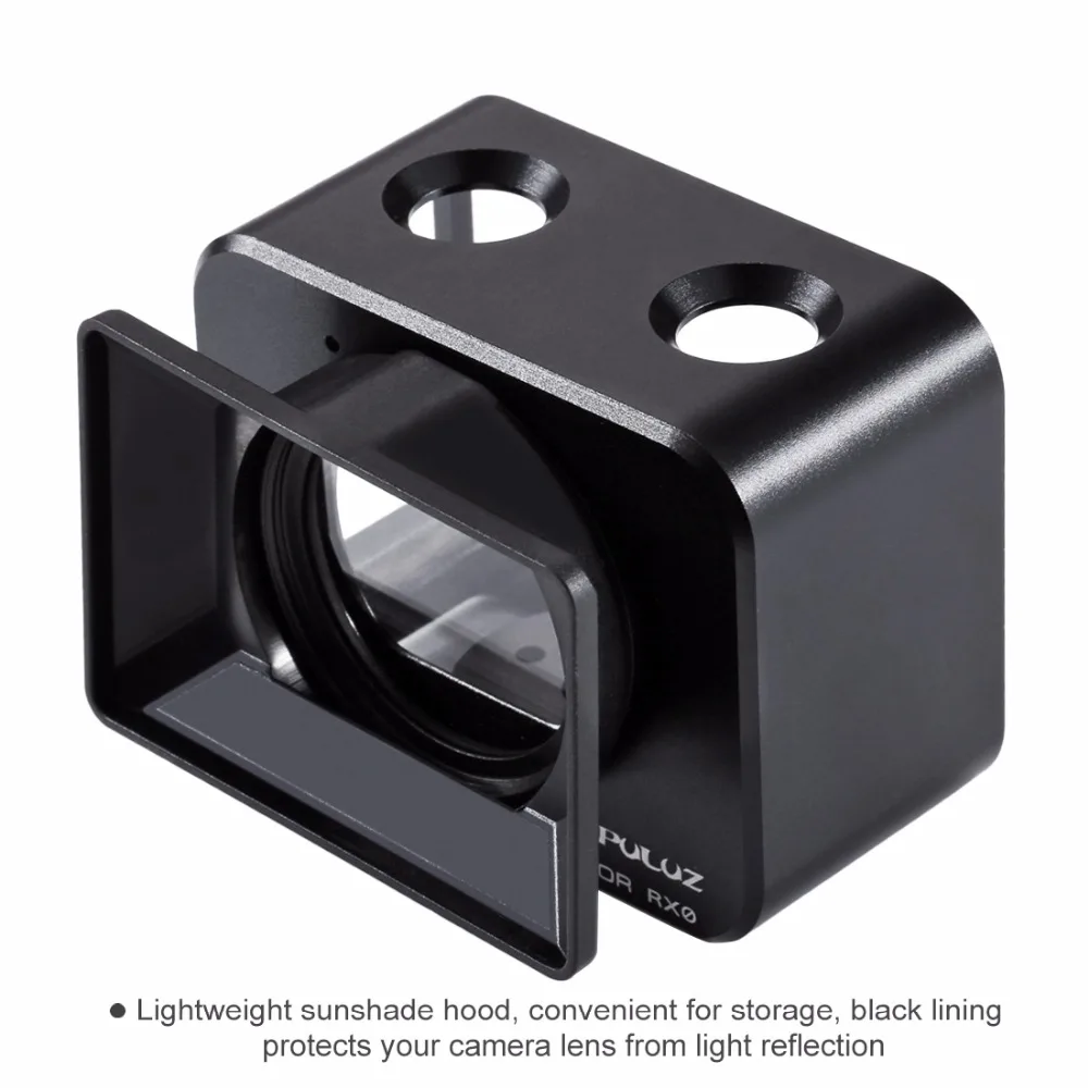 PULUZ для sony RX0 алюминиевый сплав Защитная клетка+ 37 мм УФ фильтр объектив+ солнцезащитный козырек с винтами и отвертками