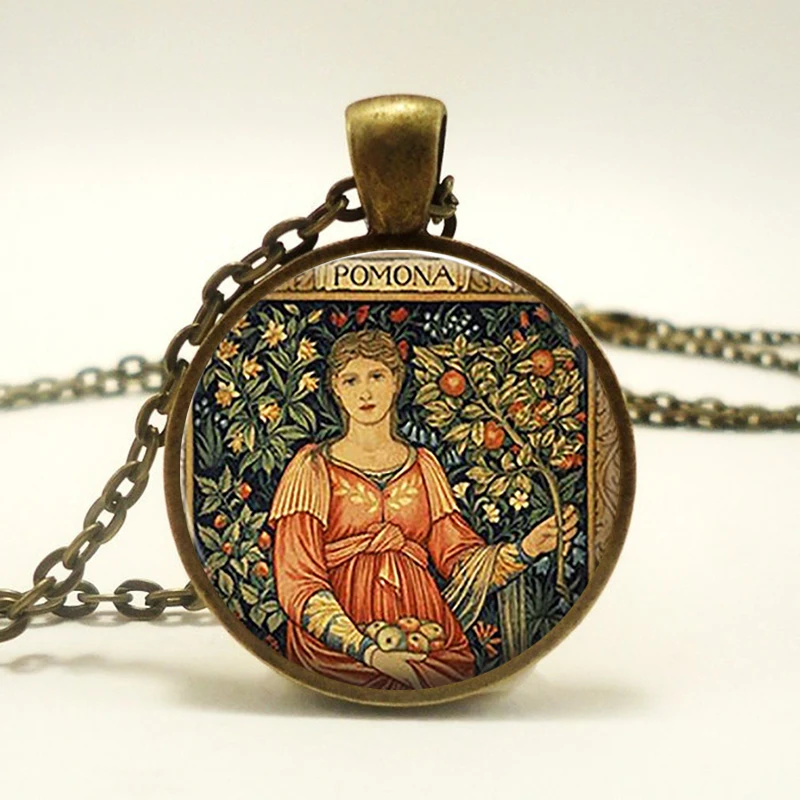Винтажная подвеска Вильям Моррис Pomona ожерелье богини ручной работы модные