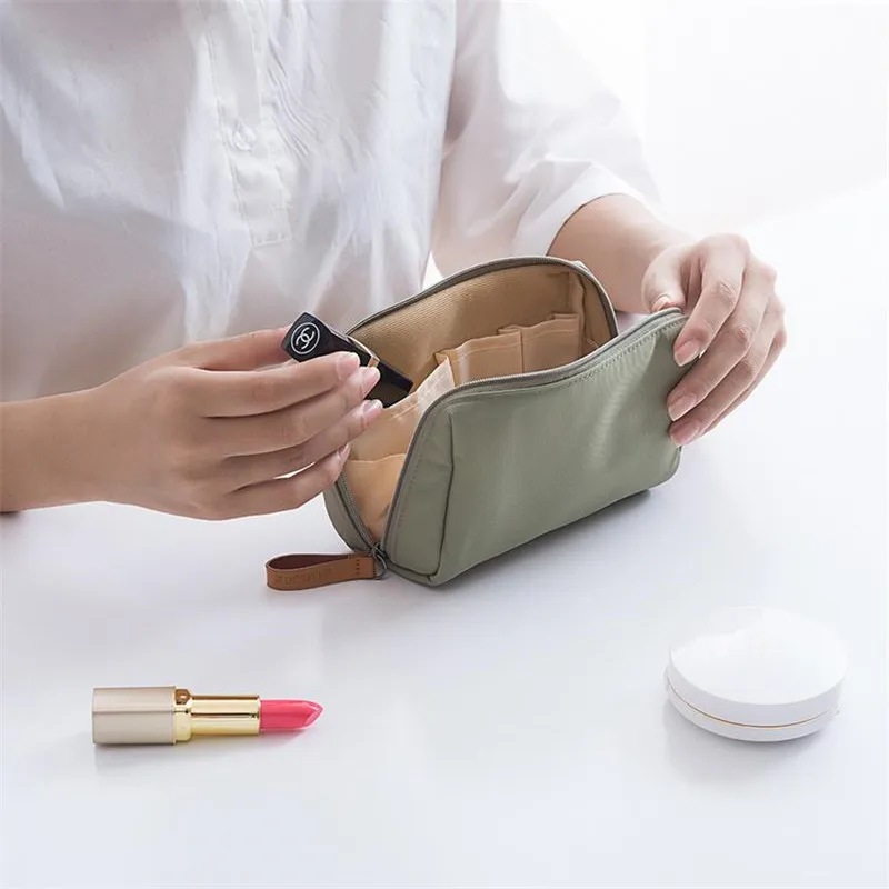 Korean Style Women Cosmetic Bag Makeup Bag Pouch Toiletry Bag Waterproof Makeup Organizer Case neceser maquillaje 25#622