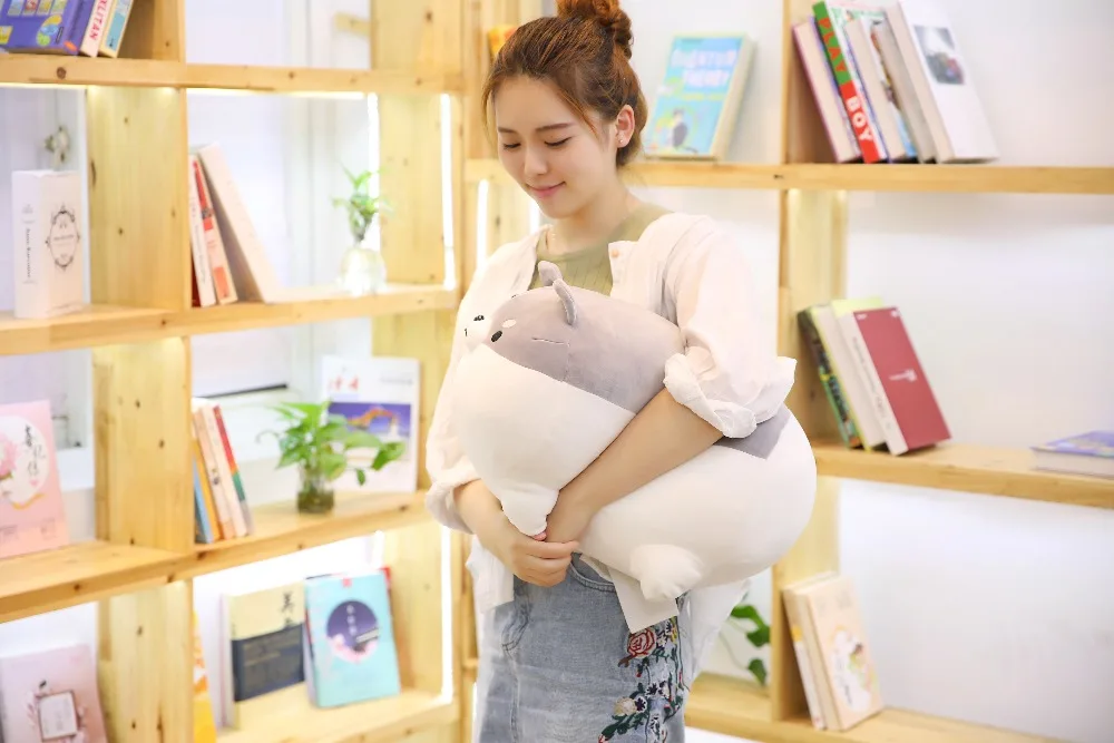 New Super Soft Angary Fat Shiba Inu Plush Toys Corgi Dog Animal Stuffed Toys Children's Toys Soft Sofa Pillow Cushion Girl Gifts