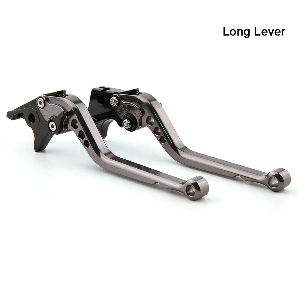 Long-Grey ЧПУ рычаги для CBR 600 F2 F3 F4 F4i CBR900RR CB600F CBR600F CB599 CB600 HORNET CB919 NC700 VTX1300 сцепные рычаги - Цвет: Long-Grey