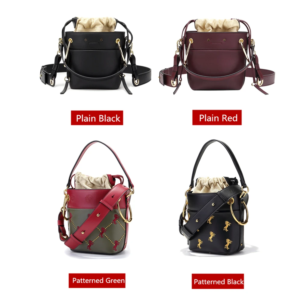 BISON DENIM роскошные сумки женские сумки дизайнерские сумки из натуральной кожи для женщин модная сумка на плечо с вышивкой B1606
