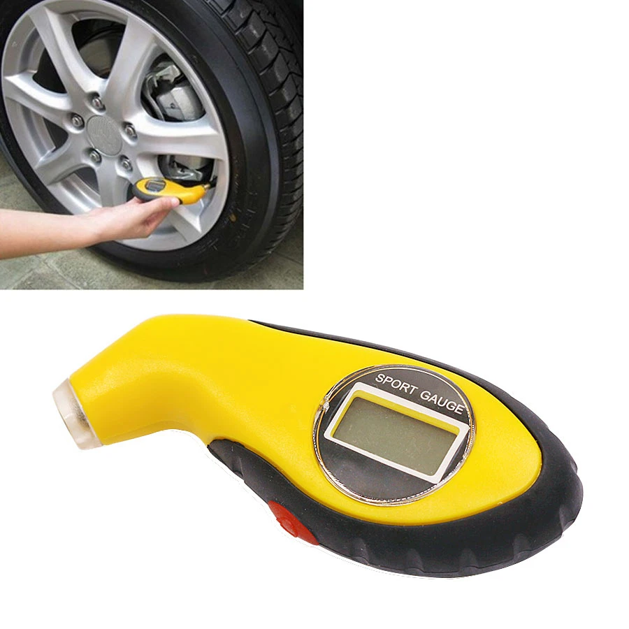 

Diagnostic Tools tire pressure gauge Meter Manometer Barometers Tester Digital LCD Tyre Air For Auto Car Motorcycle Wheel New
