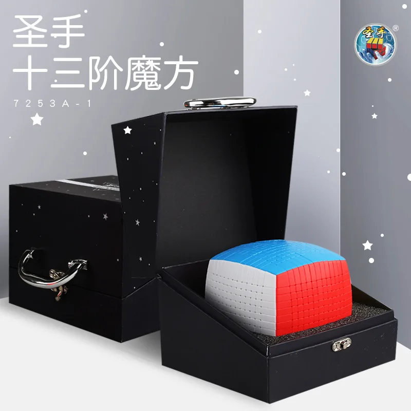 Топ SHENGSHOU 13 слоев 128 мм без наклеек 13x13x13 магический куб скоростная головоломка 13x13