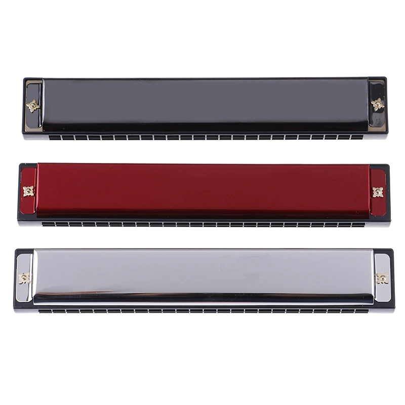 24 Отверстия Гармонический ключ с горлышком металлический орган для начинающих |