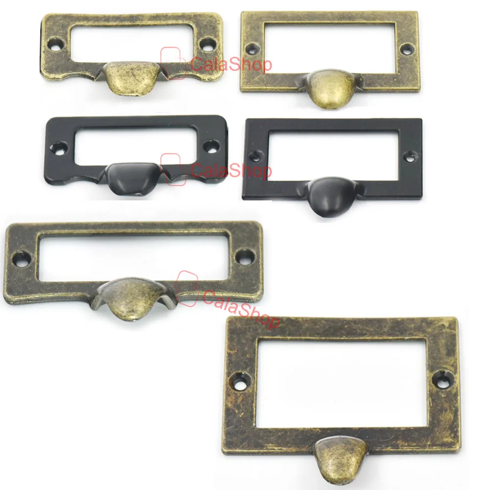 5 шт./лот бирка для ящика Офисная папка ручка домашнего шкафа держатель карт с