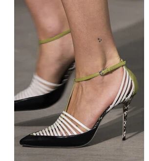 Fashion Suede Stiletto High Heels Pointed Toe T-strap Party Shoes Women Pumps Wedding Luxury Designers | Обувь