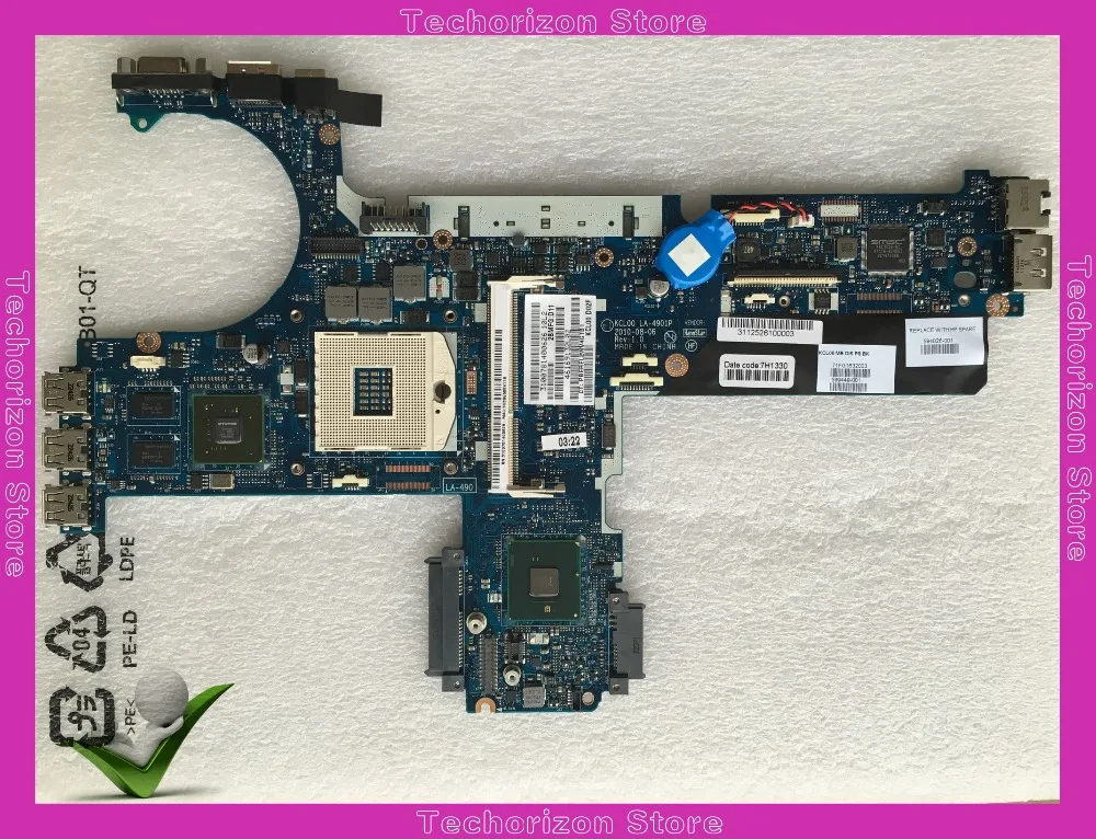 Высокое качество KCL00 LA 4901P материнская плата для ноутбука HP 8440P 8440W 594026 001 100%