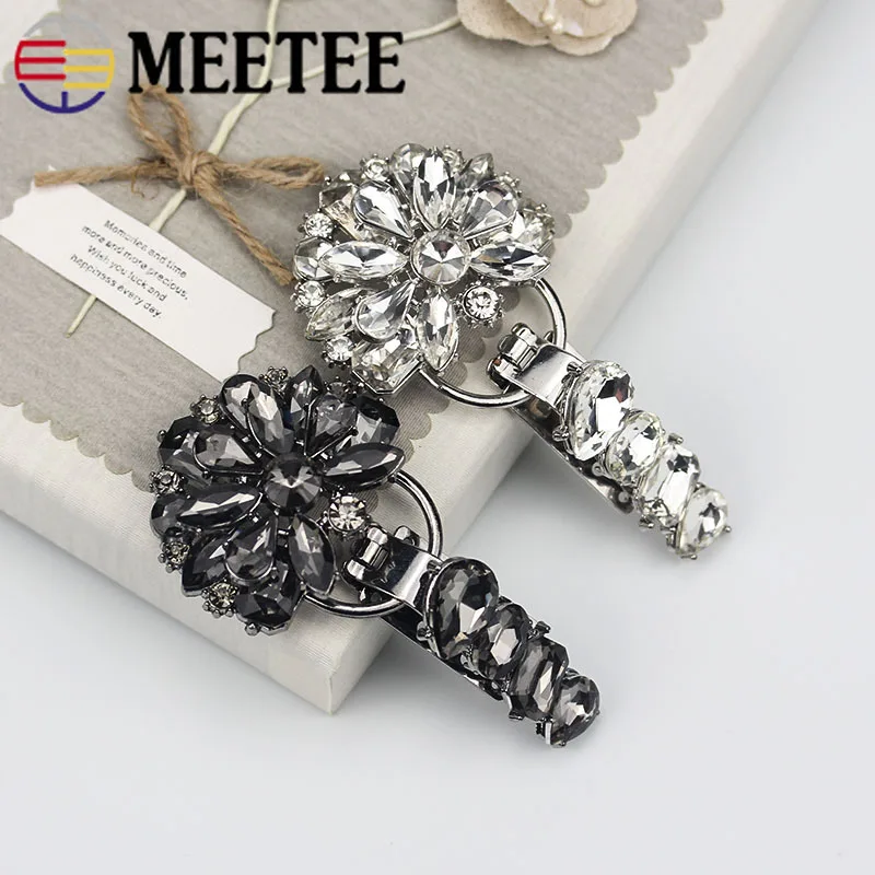 Meetee 1 шт. 50*95 мм/45*90 мм/42*86 мм Высококачественный горный хрусталь Утконос Кнопка DIY