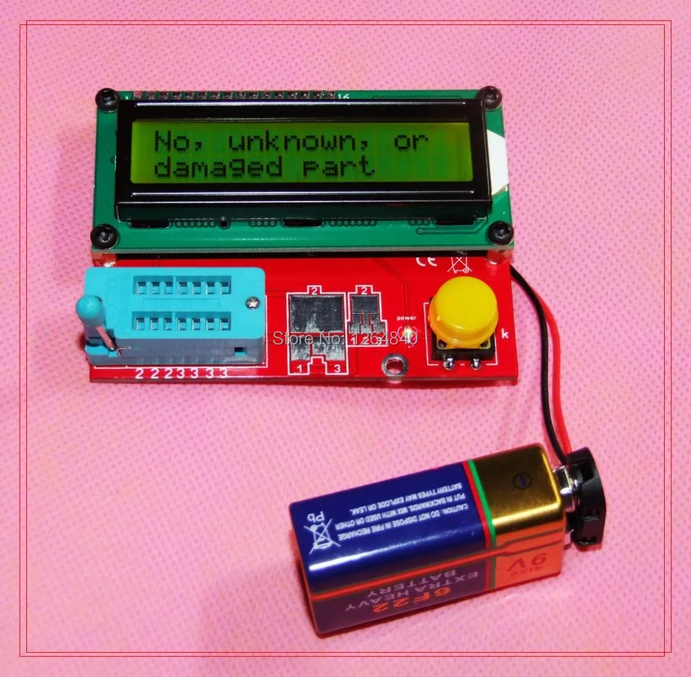 Бесплатная доставка Диод Триод Емкость ESR метр МОП PNP NPN R/C/l SMD/DIP Транзистор тестер