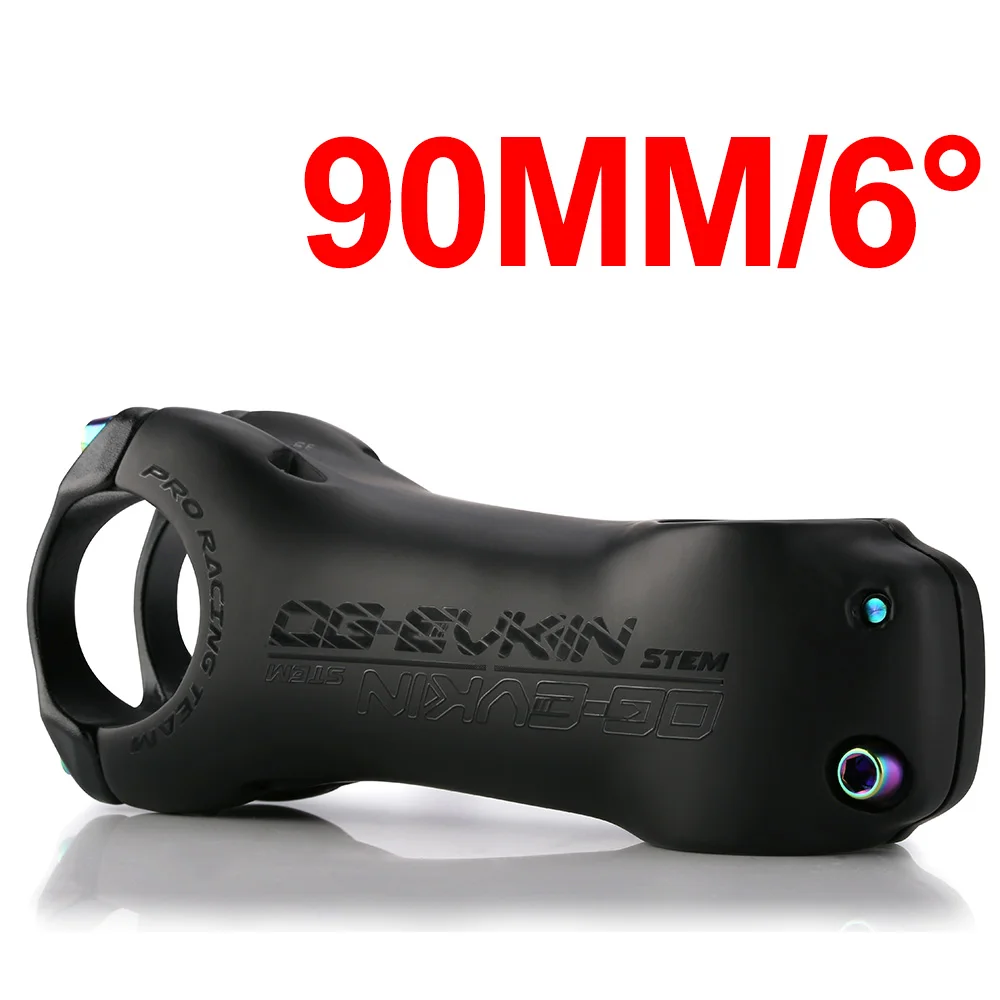 90mm UD matte OG-EVKIN CG004 из углерода велосипед Stem UD матовый дорожный велосипед Углеродистые стебли 80 мм 90 мм 100 мм 110 мм 120 мм титановый сплав велосипедный стержень 28,6 мм - Цвет: 90mm UD matte
