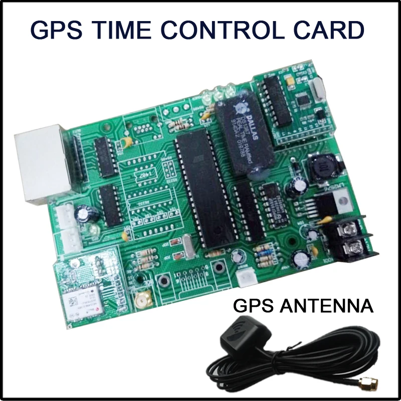 GPS 485 времени 12 В управления карты за время контроль РФ 100 м светодиодный дисплей