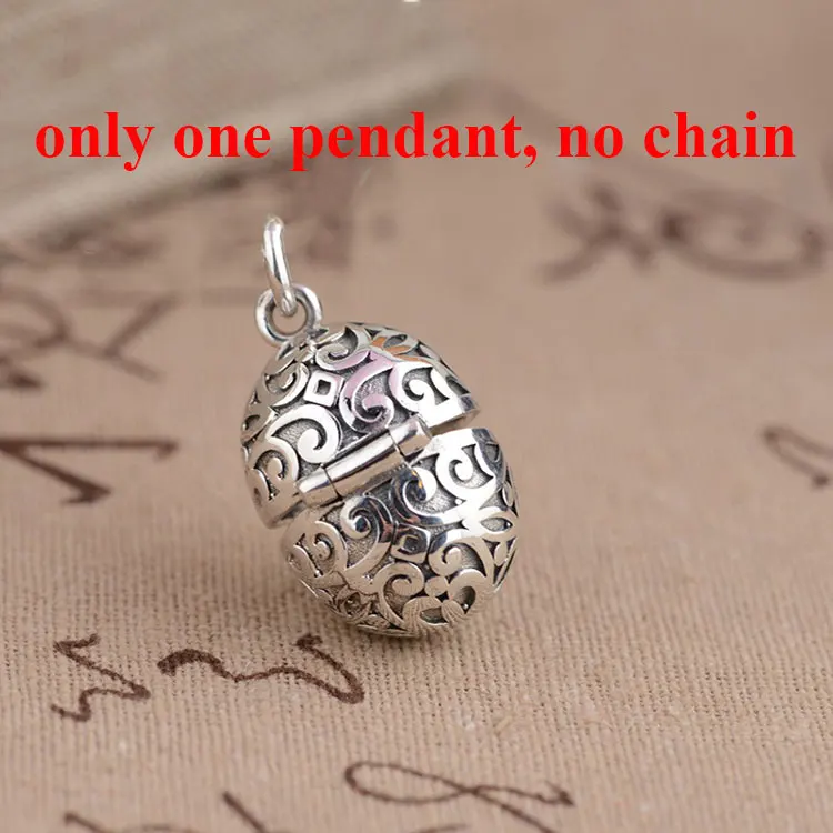 only one pendant FNJ Gawu коробка Подвеска 925 серебро висят чистый S925 тайские серебряные подвески для женщин для изготовления ювелирных изделий - Окраска металла: only one pendant