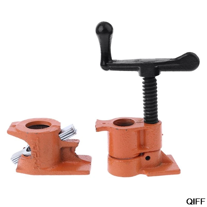 Drop Ship&Wholesale Woodworking Fixing Pipe Clamp Cast Iron Wood Gluing Pipe Clamps Heavy Duty Connector July 3