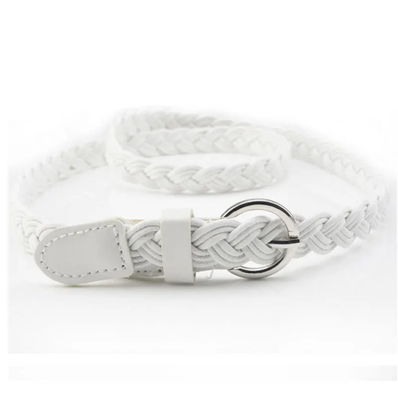 Ремень из искусственной кожи для женщин винтажный пояс пеньковой веревки