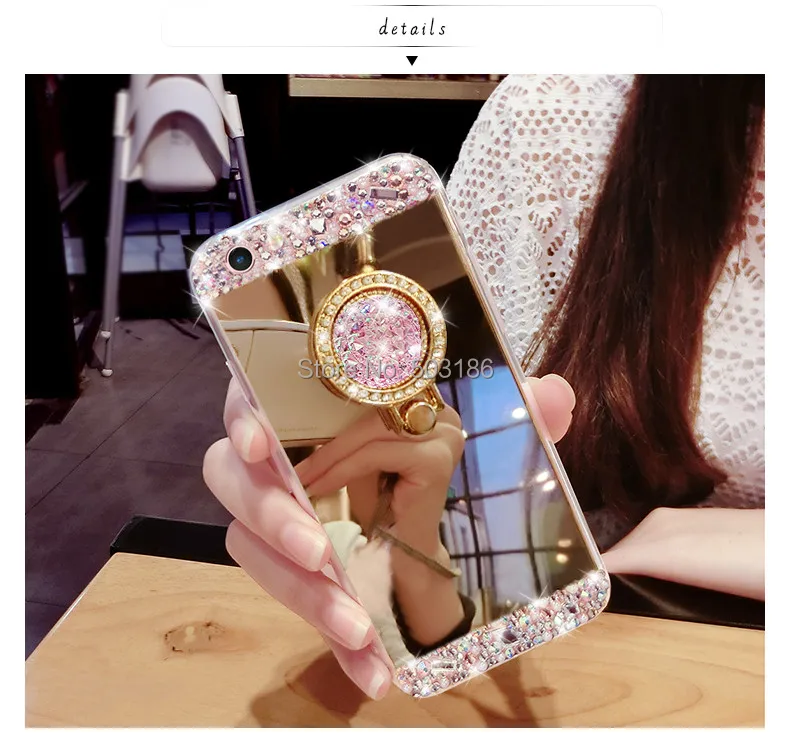 Beautiful Diamond Silicone Mirror Soft case For iPhone 11 Pro X XS Max XR 7 8 6 6s Plus 5 5S Rhinestone cover Phone cases |