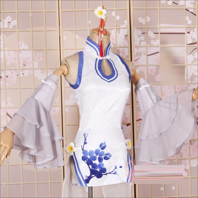 Пользовательский размер Azur LAN Yat Sen cheongsam китайское сексуальное платье Косплей