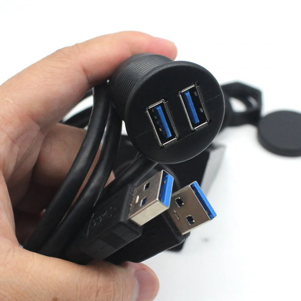 Кабель-удлинитель автомобильный с двумя USB-портами 3 0 2 м | Компьютеры и офис