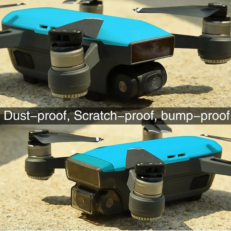 DJI Spark Accessories Protection Combo Camera Lens Cap + Sun Hood Antenna Range Booster 3CM Extender Landing Gear for | Электроника