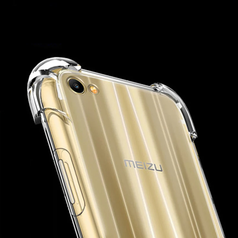 Для Meizu M3x случае Роскошные противоударный Панцири Чехол Carcasa Корпус GASBAG Crystal Clear