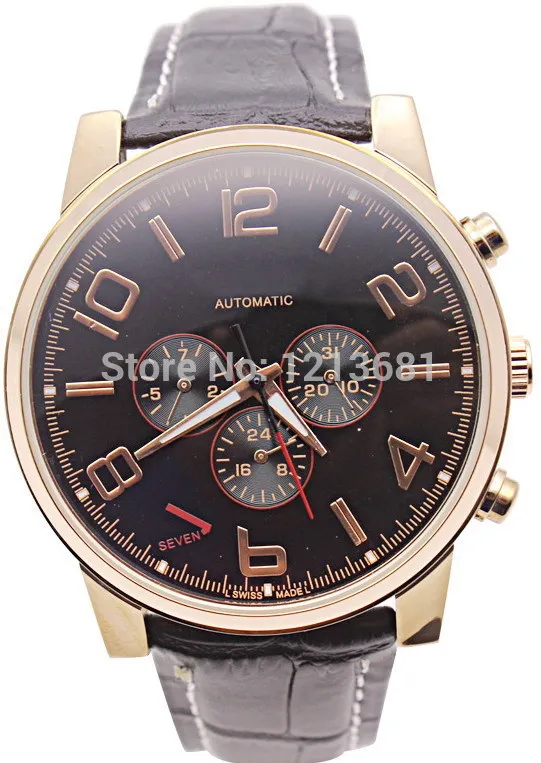 2014 New Fashion Mens Full Stainless Steel Watch Automatic mechnical mont Luxury Brand Clock Gold Leather Watches Timewalker | Наручные