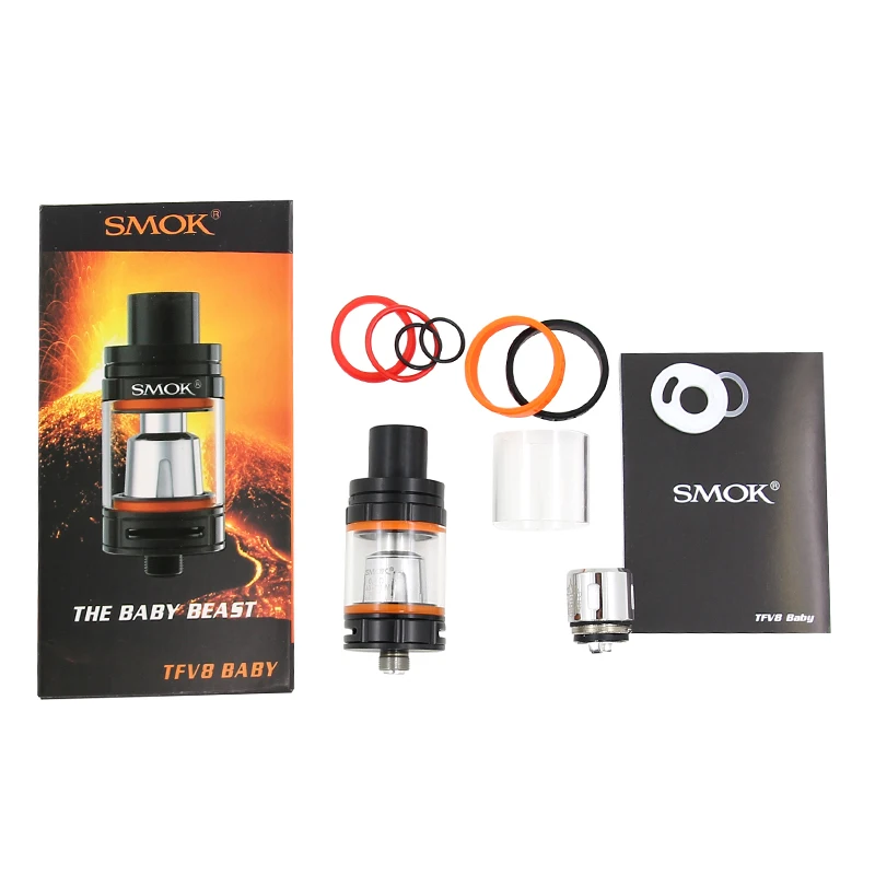 Оригинальный испаритель SMOK TFV8 Baby бак 3 мл электронная сигарета вейп 510 резьба с V8