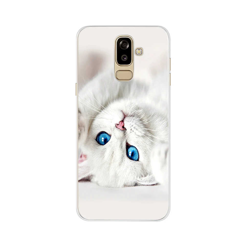 Для Samsung Galaxy J8 2018 Чехол Мягкие силиконовые ТПУ чехлы для телефонов задняя крышка