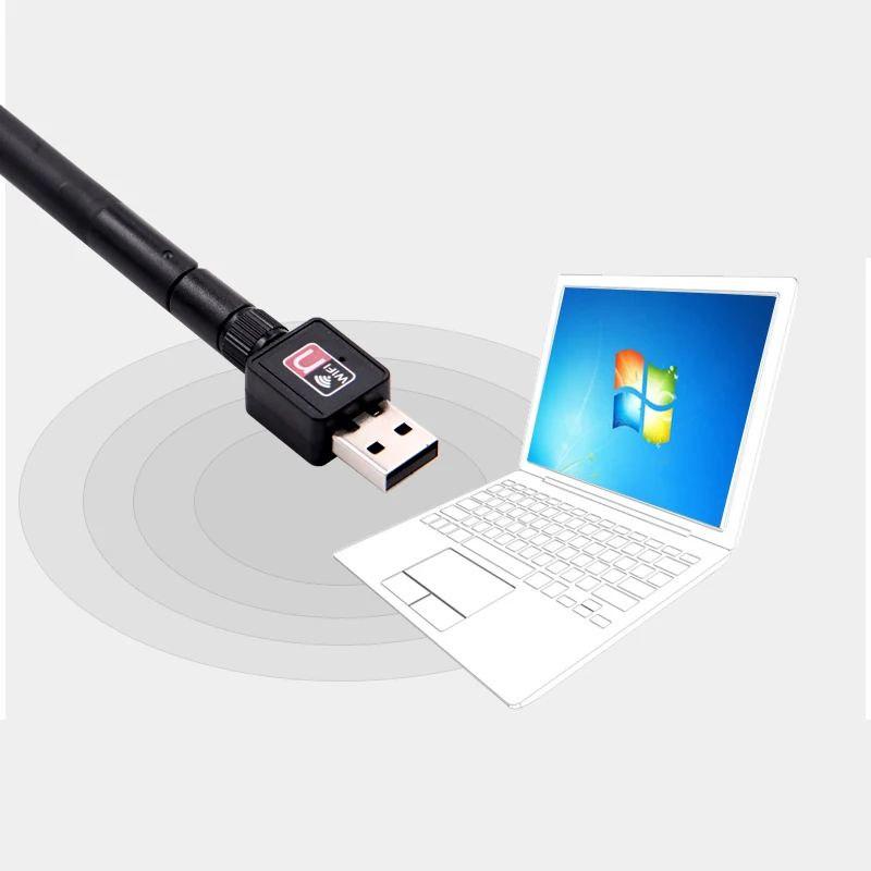 USB Wi Fi адаптер 150 Мбит/с 5 дБ 802.11n/g/b|wireless network card|network cardusb wifi adapter |