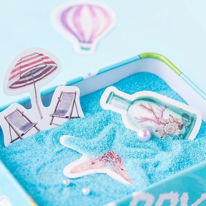 40 шт./лот путешествия DIY бумажные стикеры для дневника Kawaii украшения наклейки