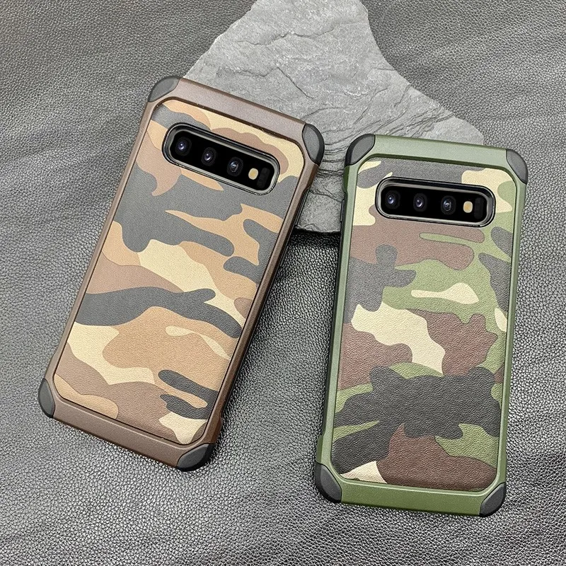 Для Samsung S7 Чехол ударопрочный ТПУ и Жесткий ПК камуфляж Броня чехол для Galaxy Edge S8 S9