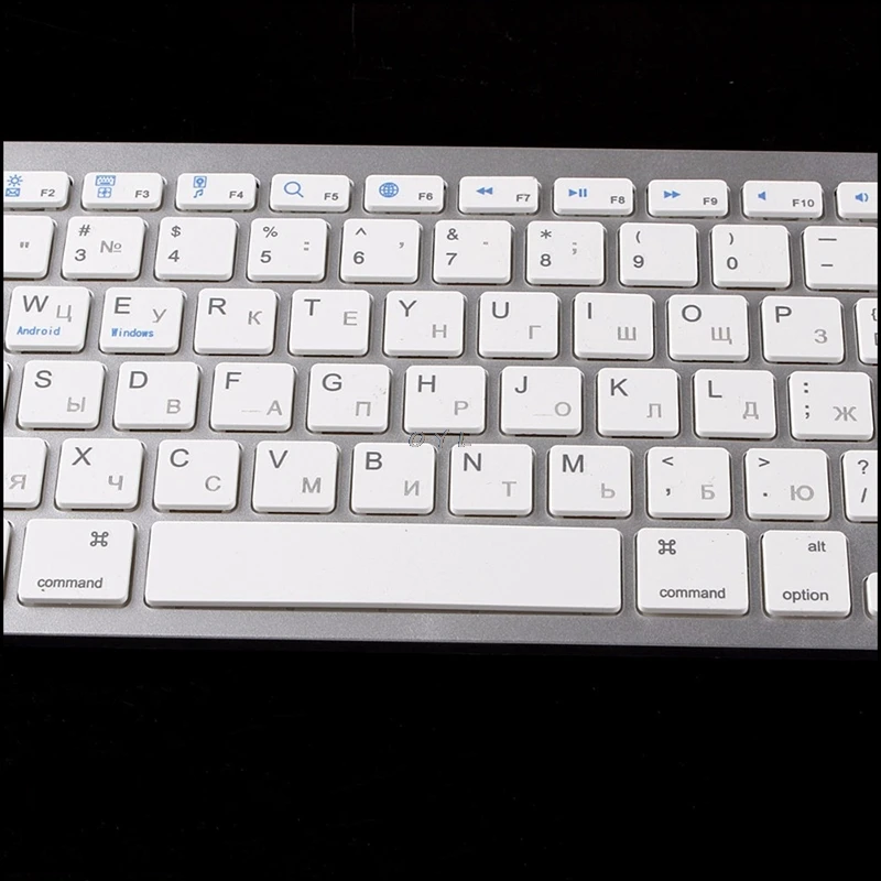 Русская Мини Беспроводная Bluetooth 3 0 тонкая клавиатура для Mac Windows PC Tablet | Компьютеры
