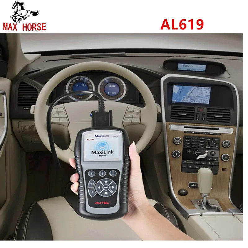 Autel AutoLink ML619 CAN/OBD2 + ABS/SRS сканер выключает светильник двигателя (MIL) и