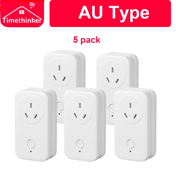 Умный дом AU/US/EU/UK вилка умная Wifi розетка светодиодный дисплей Макс 250 в 10A работа с Google Home Alexa управление умная розетка - Комплект: AU Standard
