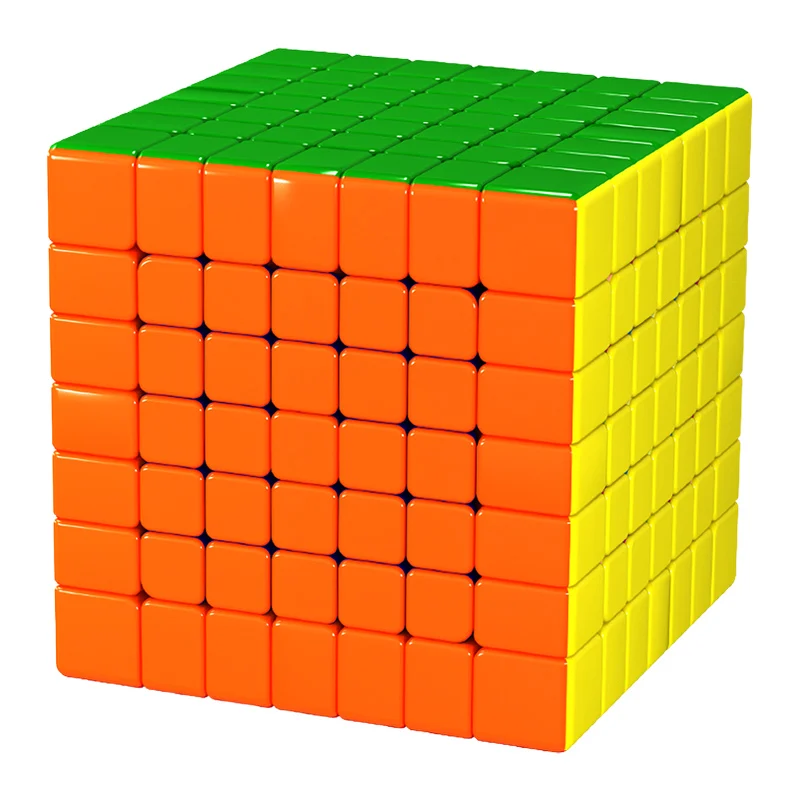 7x7x7 скоростной кубик 7 слоев черный стикер головоломка 7*7*7 Развивающие игрушки для детей