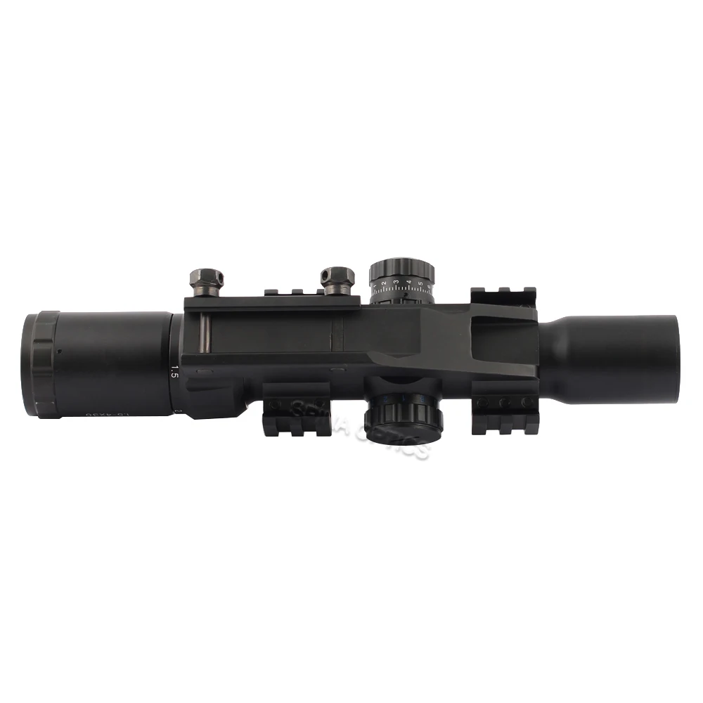 Тактический винтовочный прицел 1,5-4X30 arisoft с Tri-Illuminated Chevron Recticle Оптика прицел для охоты