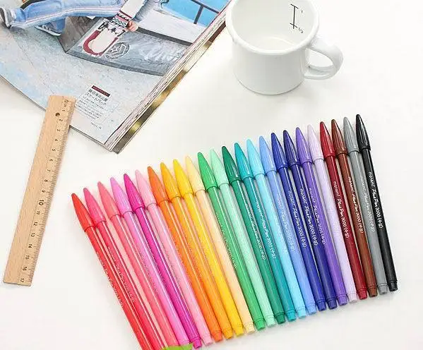 30 Цвет 0.3 мм Multicolours ручка на водной основе ультрадисперсных Гелевые Ручки корейский канцелярия материал Эсколар школьные принадлежности