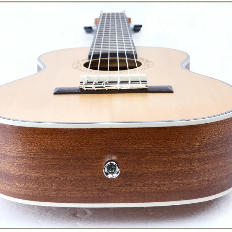 Guitalele Guilele 30 дюймов Ель Guitalele Мини электрическая Baritone Акустическая гитара 6 струн Ukelele пикап туристическая гитара