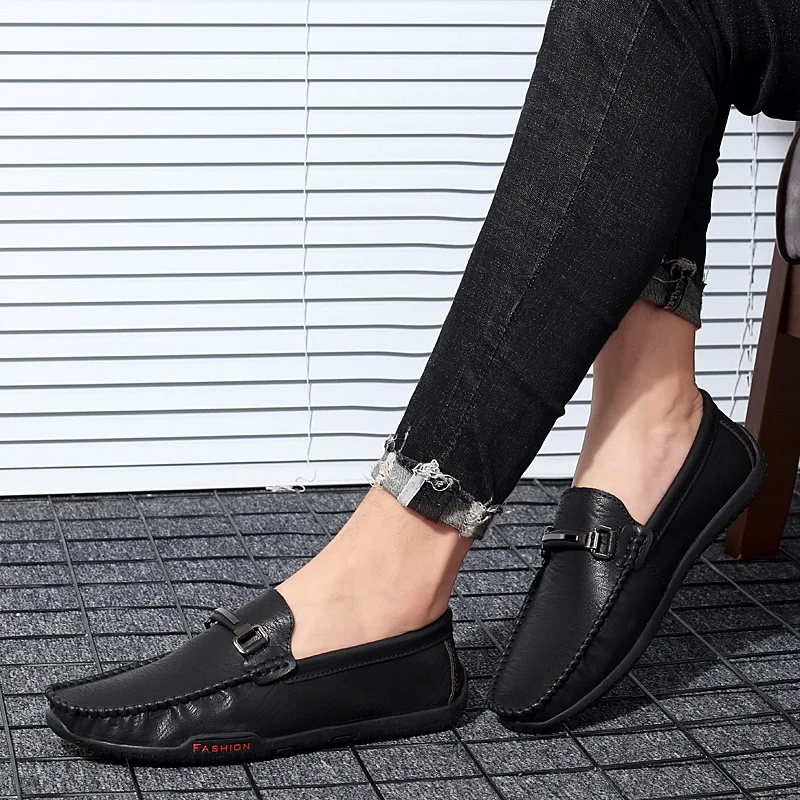 Casual Shoes Men Fashion New Peas Breathable Comfortable Mans Footwear Loafers Men's Moccasins Zapatos De Hombre | Обувь