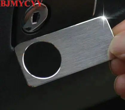 Чехол для автомобиля BJMYCYY отделка из нержавеющей стали декоративные наклейки