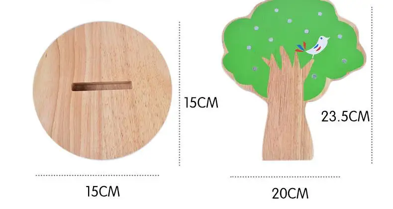 Деревянная Магнитная яблоня для детей раннего развития деревянная игрушка
