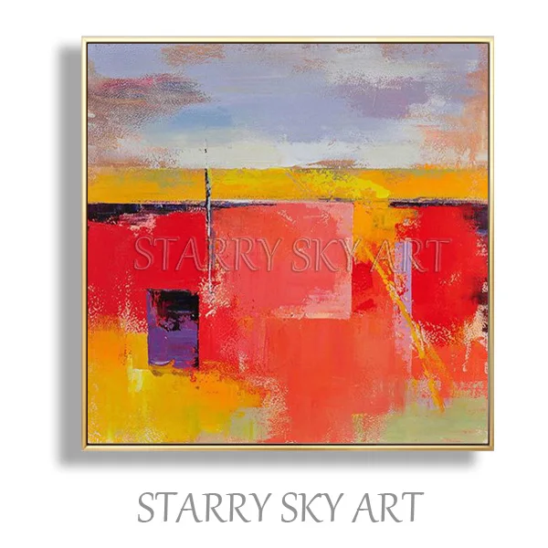 Abstract Painting E Топ художника ручная роспись высокого качества современный нож с абстрактной росписью стены искусства текстурированная палитра нож абстрактная картина маслом - Цвет: Abstract Painting E