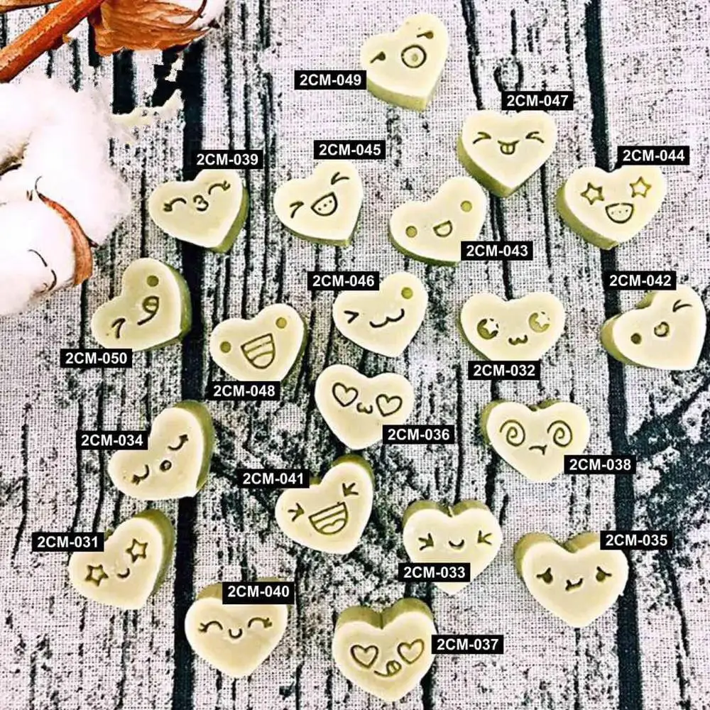 Мыло ручной работы со смайликами 2*2 см|Штампики| |