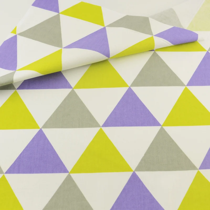 2016 новинка 100% хлопковая ткань лоскутное геометрическое украшение постельного