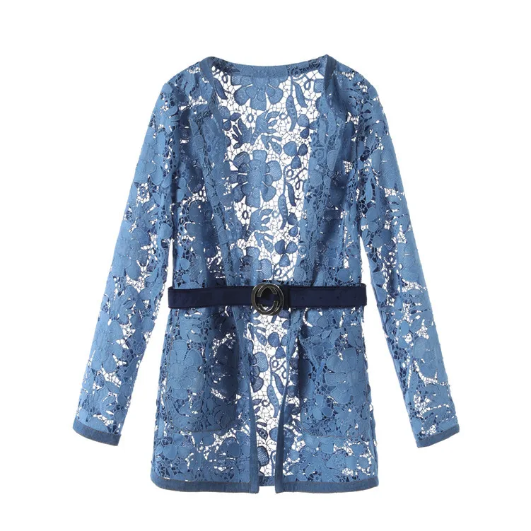 ВЗЛЕТНО посадочной полосы кружево кардиганы для женщин 2019 Ранняя весна