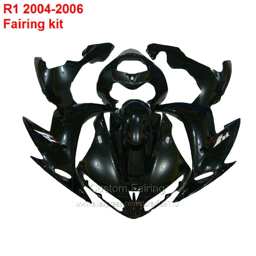 

Обтекатели из АБС-пластика для YAMAHA YZF R1 2004 2005 2006 ГОД 04 05 06 (чистый черный) комплект обтекателей бесплатно под заказ литые под давлением SZ63