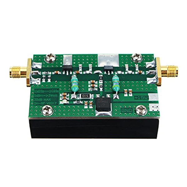 HOT-1MHz-1000MHZ 35 дБ 3 Вт HF VHF UHF FM передатчик широкополосный RF усилитель мощности для